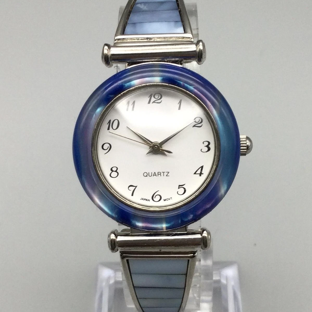 VTG AVON Crystal Accent Quartz Wrist Watch Large Face - NIB Avon Quartz Watch - Etsy main image 3