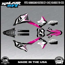 Kalair GFX Graphics Kit for KX450 2019-2023 and KX250 2021-24 Stellar-Magenta