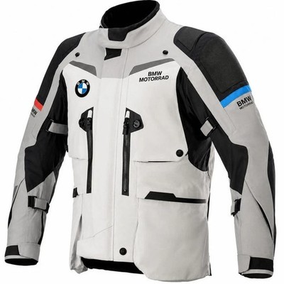 BMW Motorrad Rallye Motorcycle Jacket Jacket, Blue Grey Racing Adventure Jacket