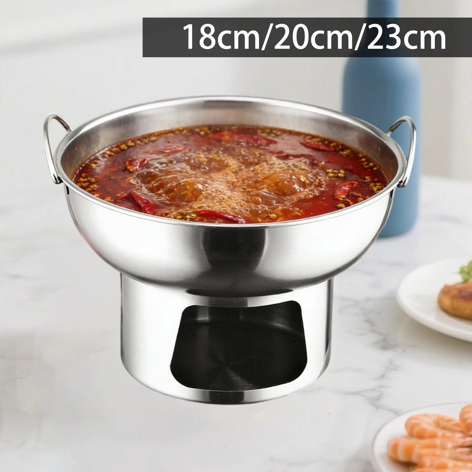 Stainless Steel Hot Pot Dessert Pot Small Hotpot