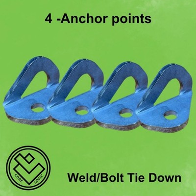 Set of 4 (LH) -Weld/Bolt Tie Down Anchors   Trailer, Motorcycle, Anchor
