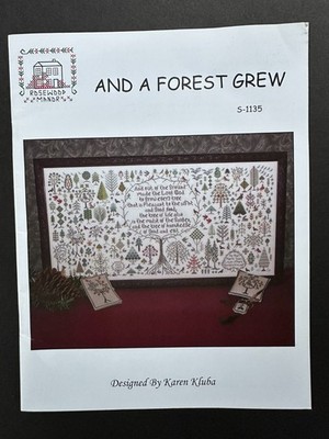 Rosewood Manor And A Forest Grew Counted Cross Stitch Pattern Tree Sampler