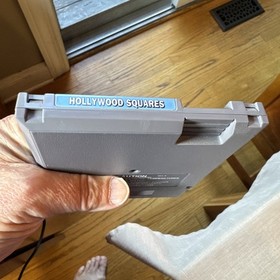 NES Nintendo - Hollywood Squares Game: Cartridge, Dust Sleeve and Booklet