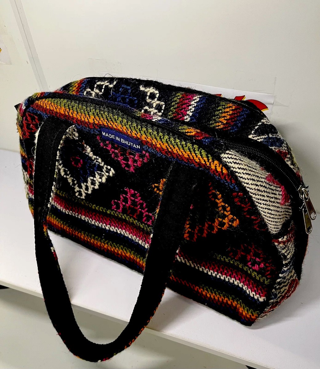 Hand Made Yathra Wool Made In Bhutan Bag - Free Postage | eBay Hand Made Yathra Wool Made In Bhutan Bag - Free Postage | eBay