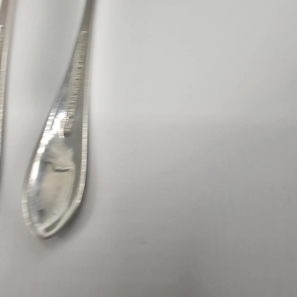 Temp-Tations OLD WORLD Floral Salad Fork Stainless Round Tip Silver Flatware 4 - Image 4 of 4