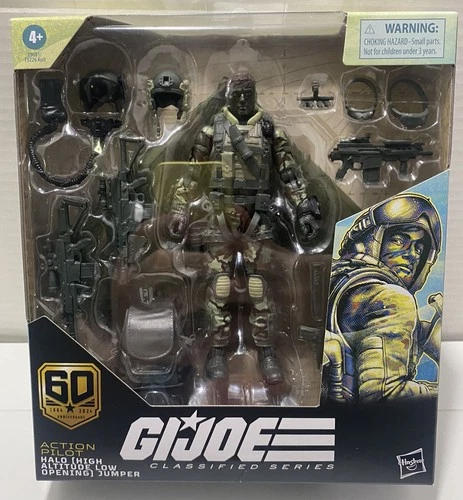 Hasbro GI Joe Classified Series HALO Jumper Action Pilot 60th Anniversary Figure