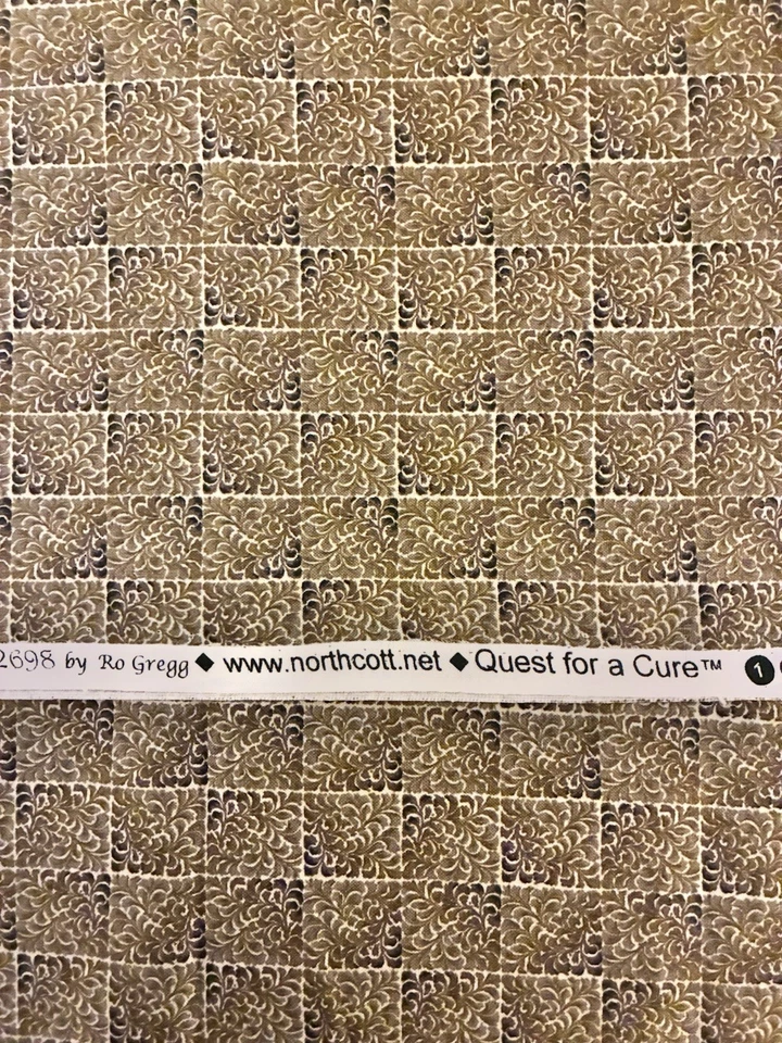 3 yardas - Ro Gregg English Manor de Northcott Quest for a Cure 108"x44" Foto 3 de 4