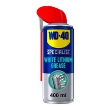 WD 40 Specialist White Lithium Grease Spray 400ml All Weather Protection for He 24.63 per litre
