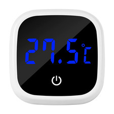 Aquarium Thermometer External Touch Screen Fish Tank Water Temperature Monitor