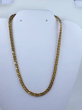 Pre-Owned Monet Goldtone Wheat Fashion 15" Chain