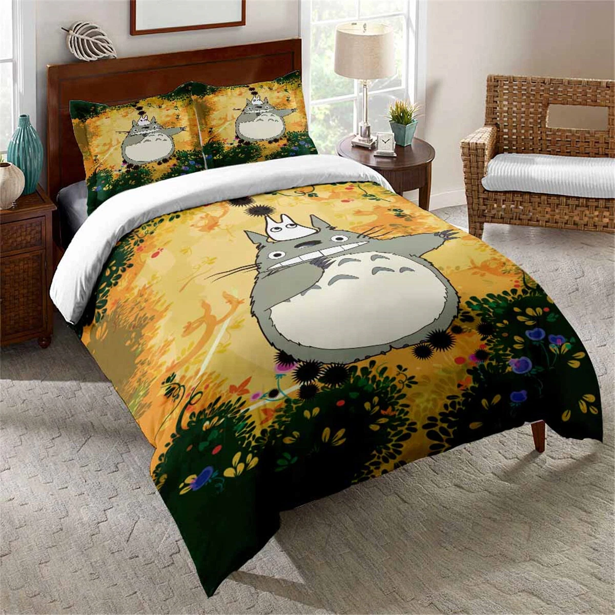 Totoro Bedding Set, Bedroom Decoration
