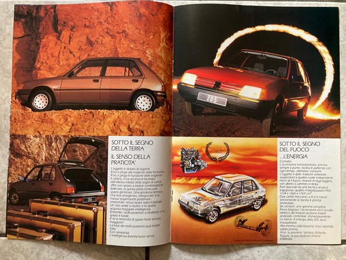 PEUGEOT 205 DEPLIANT - BROCHURE - OPUSCOLO - 1984 - Foto 2 di 2
