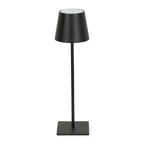 Black Rechargeable Touch Table Top Lamp Indoor Outdoor Cordless Dimmer Light USB - Afbeelding 1 van 6