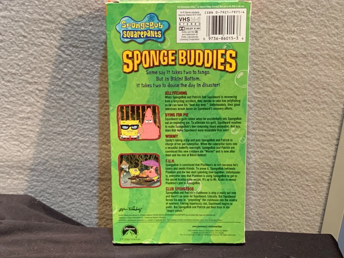 Spongebob Sponge Buddies Vhs Amazon