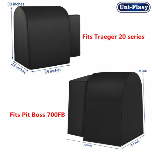 Grill Cover Heavy Duty Waterproof Replacement for Traeger Junior Elite 20 Wood Pellet Grill, Tailgater 20 Wood Pellet Grill, Bronson 20 Wood Pellet Grill - 35 inch W x 22 inch D x 38 inch H Grill Cover Heavy Duty Waterproof Replacement for Traeger Junior Elite 20 Wood Pellet Grill, Tailgater 20 Wood Pellet Grill, Bronson 20 Wood Pellet Grill - 35 inch W x 22 inch D x 38 inch H