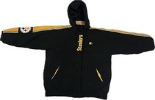 Vintage Pittsburgh Steelers Pro Line Starter Jacket XL Full Zip Insulated Logo