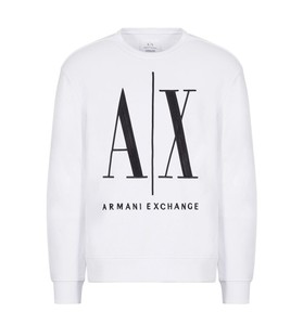 white armani sweatshirt