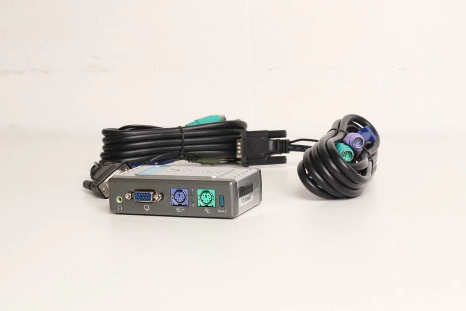D-Link KVM-121 2-Ports External KVM / audio switch PS/2 - Image 4 of 4