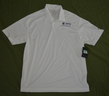 Nike dri fit White Golf Polo Shirt Men's XL NWT