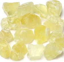 Raw Citrine Crystal Stones Yellow Rough Stones Energy Gemstone AAA+ Grade