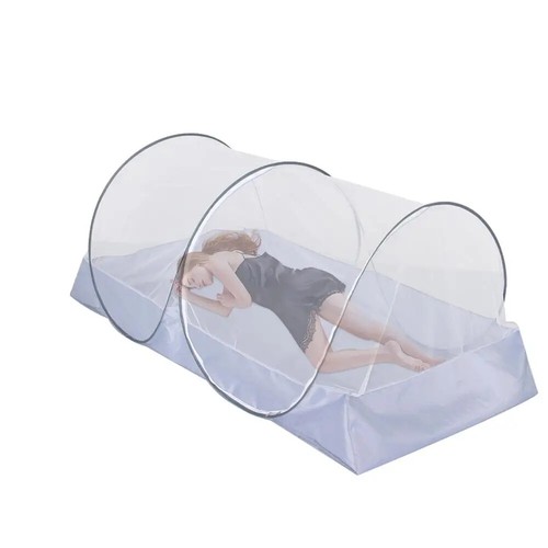 Foldable Mosquito Net For Trips Mesh Tent With Zipper Outdoor Camping Fly Net - Picture 16 of 18