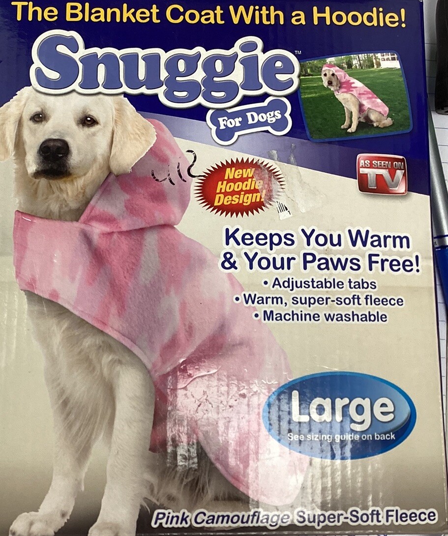 Snuggle Pink camouflage Fleece Blanket For Dogs