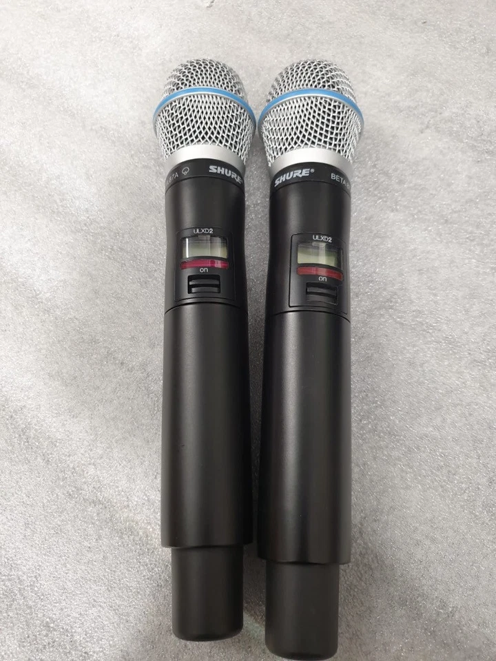 Shure ULXD4Q 4 FACH FUNKSTRECKE 4 x ULXD2 Handheld SM58 & Beta87a 1492-1525Ghz - Bild 4 von 4