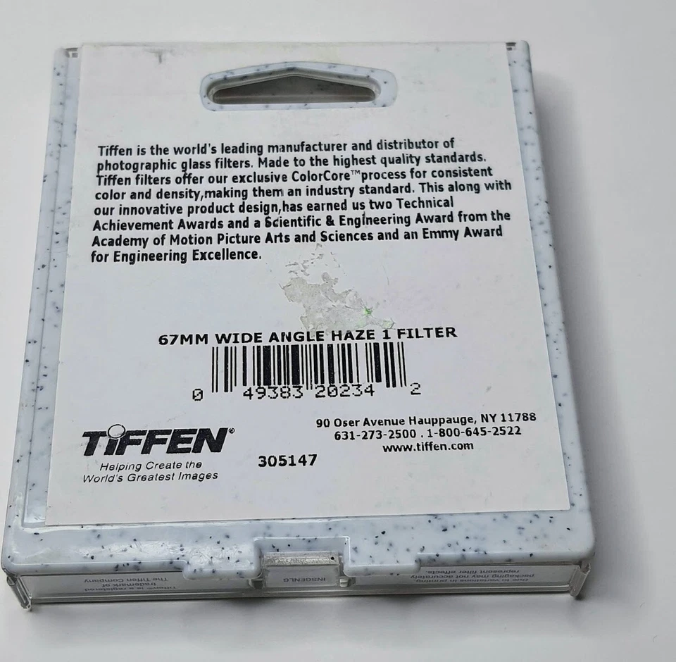 Genuine Tiffen 67mm Wide Angle Haze 1 Glass Lens Filter 67 mm UV Protection - Image 2 of 4
