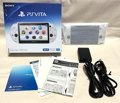 SONY PS Vita PCH-2000 ZA22 Glacier White Console w/ Box 