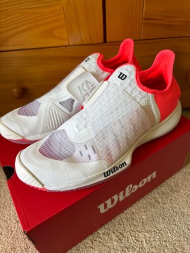 Scarpe da ginnastica Wilson Kaos Mirage bianco/rosa, taglia UK 5, EU 38, NUOVE CON ETICHETTE - Foto 5 di 9