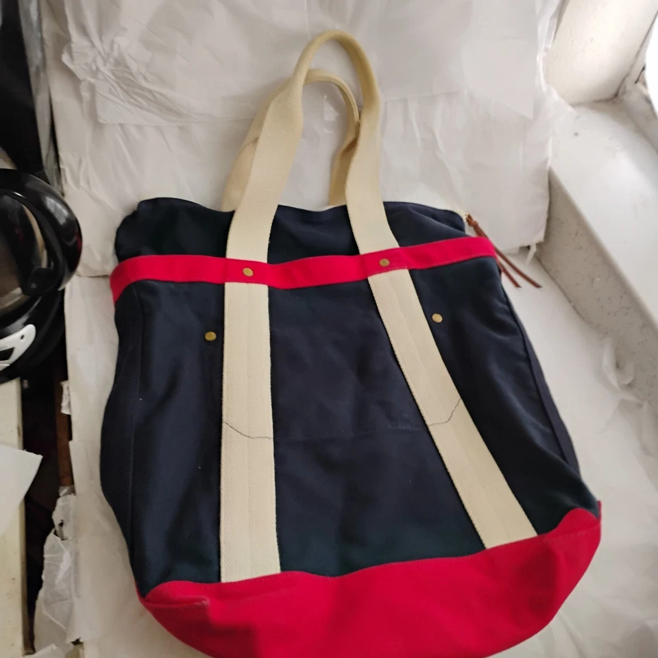 J. Bolso de Mano Crew Rail & Wharf Lona Multicolor RaRe Foto 3 de 4