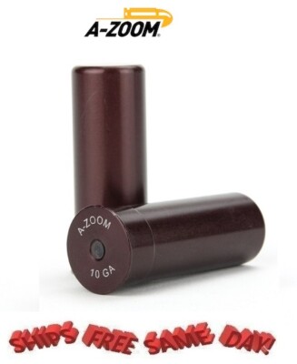 A-ZOOM Action Proving Dummy Round, Snap Cap, 2 Pack for 10 Gauge NEW! # 12210