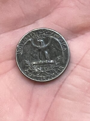 1965 Quarter No Mint Mark Black Beauty Improperly Annealed 1965 Quarter No Mint Mark Black Beauty Improperly Annealed