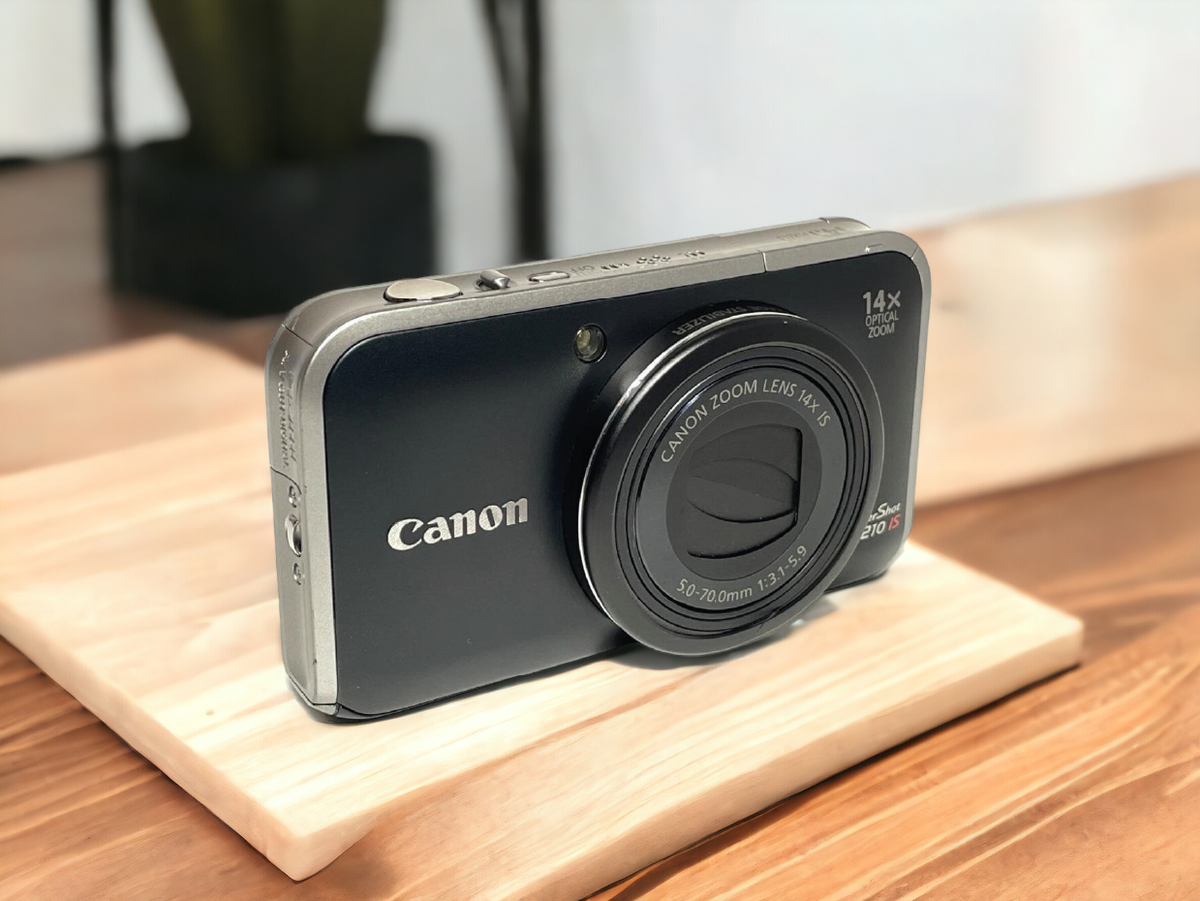 Black Canon Powershot SX210 IS - 14.1MP, 14x Zoom, HD Video Black Canon Powershot SX210 IS - 14.1MP, 14x Zoom, HD Video