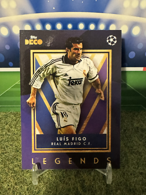 Topps Deco Legends Luis Figo Real Madrid | eBay UK