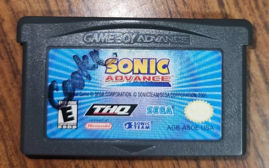 Sonic Advance (Nintendo Game Boy Advance, 2002) 785138320991