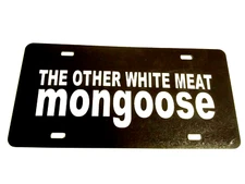 Mongoose LICENSE PLATE, NO 61123