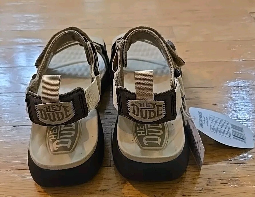 Hey Dude Carson Sandal Sport Mode Tan Brown Mens Size 11 40712-21M NEW Hey Dude Carson Sandal Sport Mode Tan Brown Men main image 4