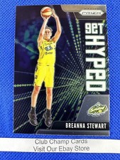 2021 #1 Breanna Stewart WNBA Panini Prizm Get Hyped Base Insert Storm