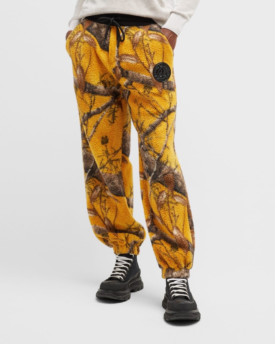 size XL - Moose Knuckles x Post Malone Men's Orange Sherpa Jogger