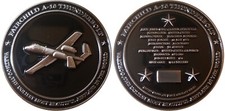 MONEDA DESAFÍO FAIRCHILD A-10 WART HOG THUNDERBOLT EDICIÓN LIMITADA 19