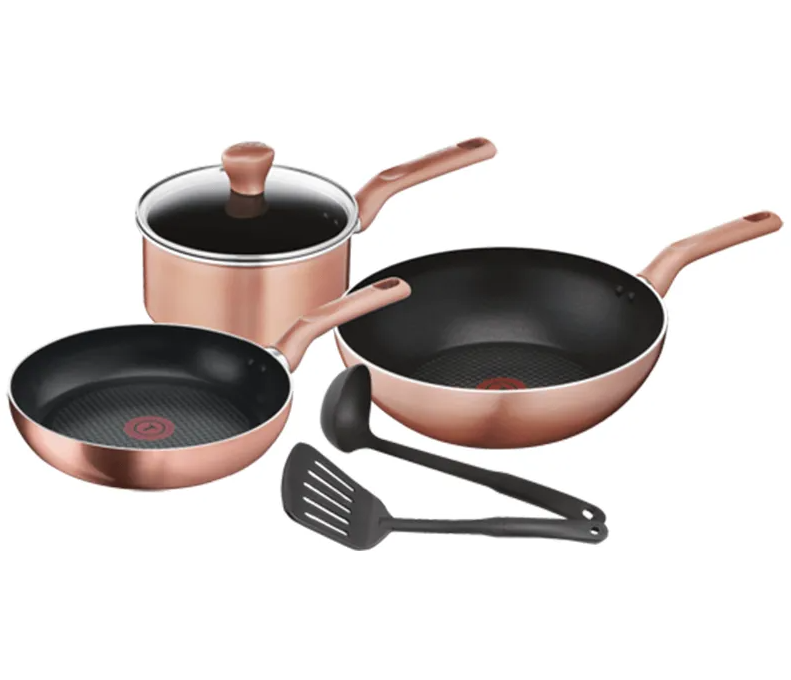Tefal Cook&Shine Set of pots and pans-image