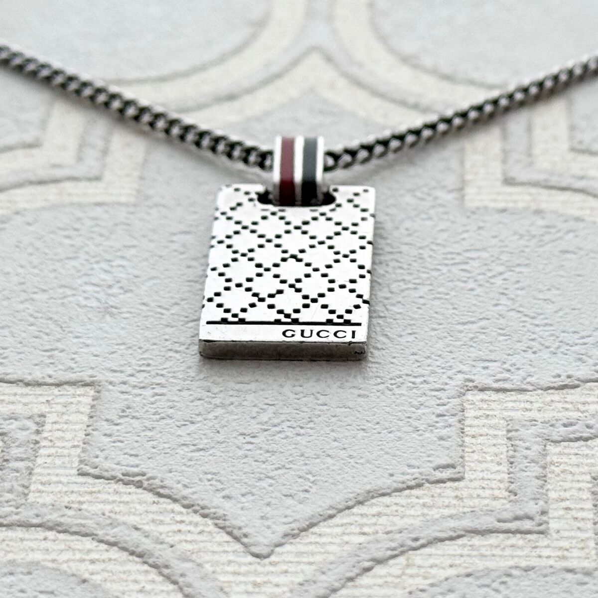 Gucci Diamantissima Sherry Line Necklace 310481 Plate silver Gucci Diamantissima Sherry Line Necklace 310481 Plate silver