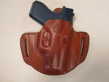 Braids Holsters Glock 42 pancake slide holster formed BROWN leather right hand