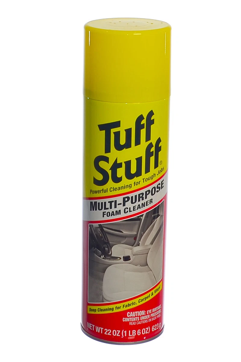 Tuff Stuff Multi Purpose Foam Cleaner for Deep Cleaning of Car Interior 22  oz.