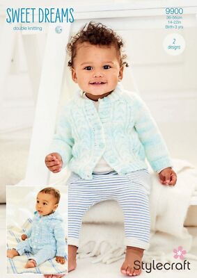 Stylecraft Sweet Dreams Strickmuster 9900 - Strickjacken