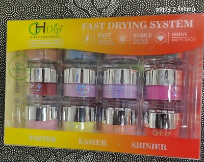 GH Dip Powder Colors Kit Acrylic Dipping Powder Starter Kit for Nail G6603