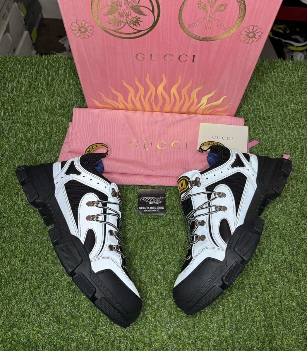 Size 7G (US 7.5) - Gucci Flashtrek SEGA Reflective Grey | BRAND 