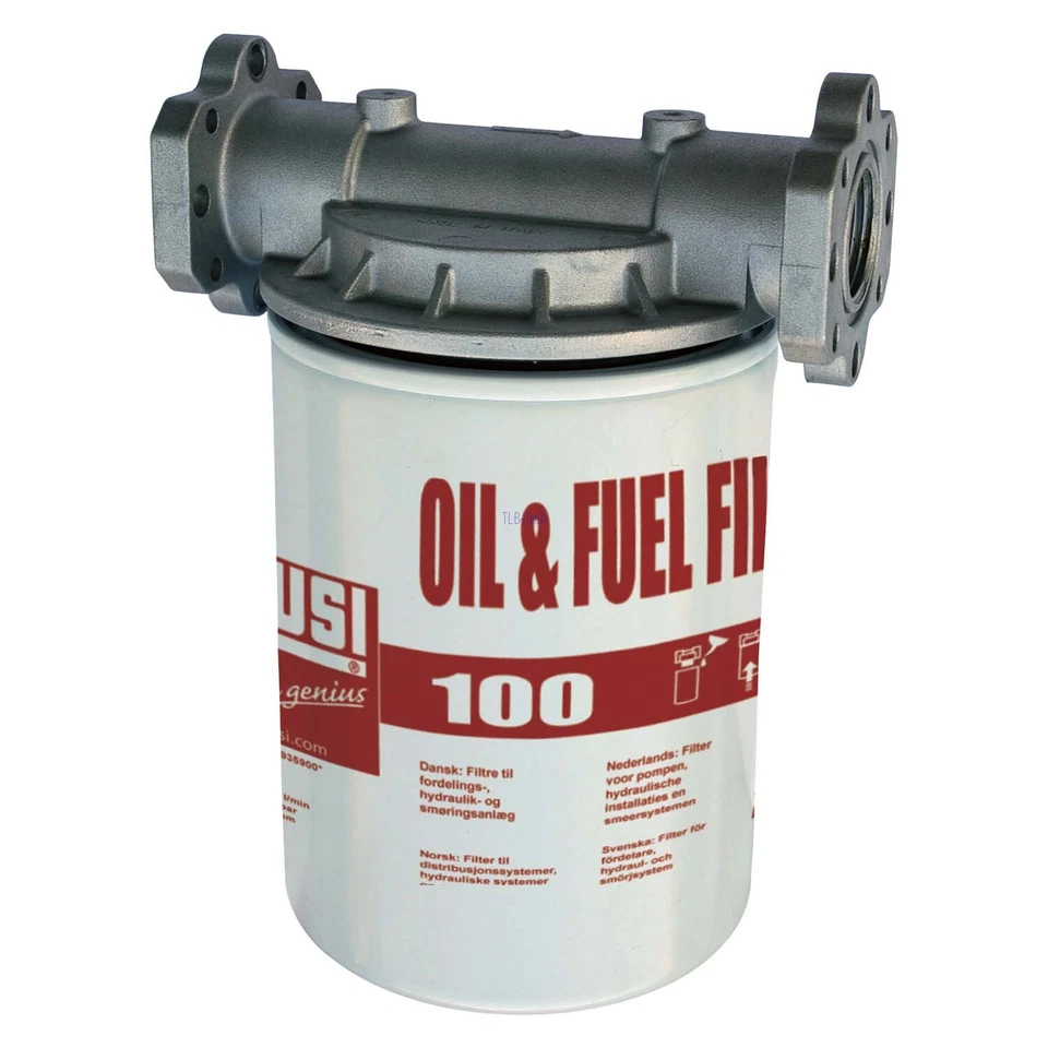 PIUSI Filterkartusche 10µ - 100 L/Min. mit 1"-Halterung f. Biodiesel, Diesel, ÖL