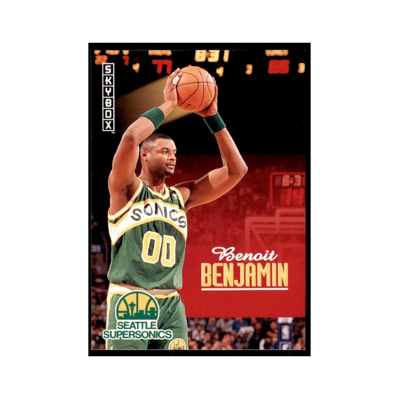 1992 SkyBox Benoit Benjamin Basketball Cards #228